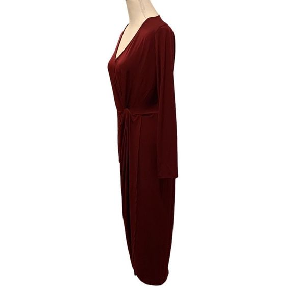 CQbyCQ Burgandy Long Sleeve Dress - Picture 3 of 6